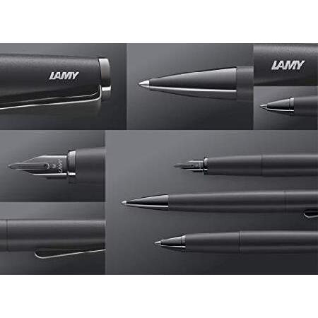 Lamy Studio Lx 万年筆 066 All Black 細かいペン先｜emiemi｜04