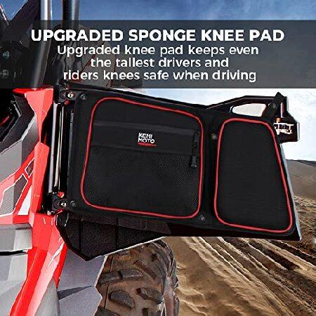 KEMIMOTO　Rear　Door　Bags　Side　with　Compatible　Storage　and　1680D　Knee　Holder　RZR,　Door　with　with　Wear　Bags　Zipper　Resistant　Compatible　Cup　Pads　Bags　201