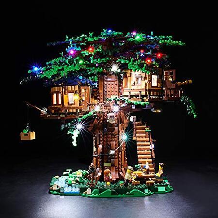 BRIKSMAX Led Lighting Kit for Tree House - Compatible with Lego 21318 Building Blocks Model- Not Include The Lego Set｜emiemi｜02