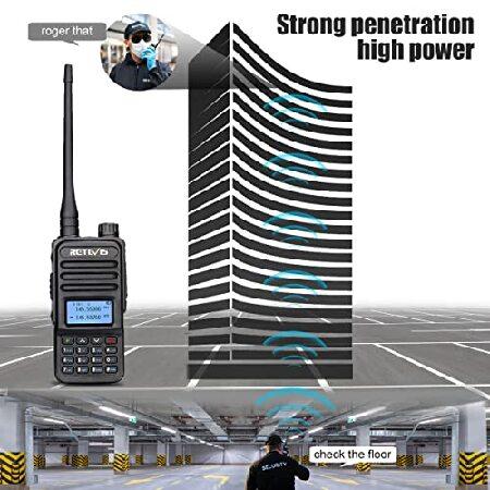 Retevis　RT85　Way　Range,　Power　Speaker　Long　Walkie　Two　Mic,　Manufacturing,　High　Walkie　with　Radios,　Way　Industrial,　Radios　Talkies　Worksite(4　Talkies