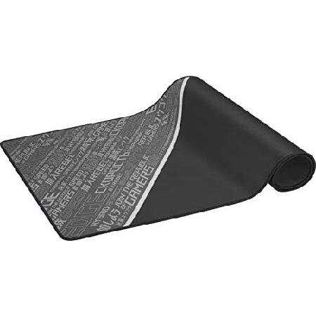 ASUS ROG Sheath Black Mouse Pad | Extra-Large Gaming Surface Mouse Pad | Pixel Precise Tracking | Anti-Fray Stitched Edges and Non-Slip Rubber Base (3｜emiemi｜04