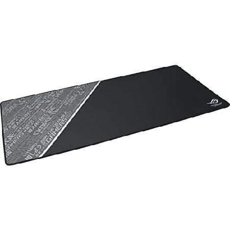 ASUS ROG Sheath Black Mouse Pad | Extra-Large Gaming Surface Mouse Pad | Pixel Precise Tracking | Anti-Fray Stitched Edges and Non-Slip Rubber Base (3｜emiemi｜05