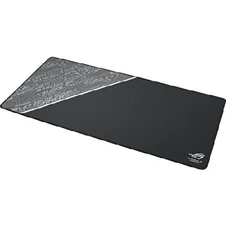 ASUS ROG Sheath Black Mouse Pad | Extra-Large Gaming Surface Mouse Pad | Pixel Precise Tracking | Anti-Fray Stitched Edges and Non-Slip Rubber Base (3｜emiemi｜06