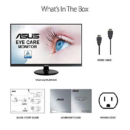 ASUS 27” 1080P Monitor (VA27DQ) - Full HD, IPS, 75Hz, Speakers, Adaptive-sync/FreeSync(TM), Low Blue Light, Flicker Free, VESA Mountable, Frameless,｜emiemi｜06