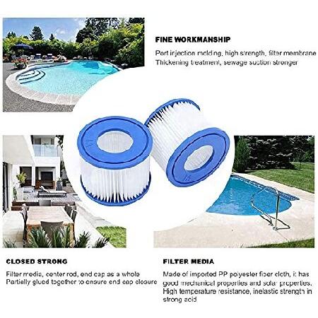 通販・アウトレット UVGS for Bestway Spa Hot tub Filters VI， for Coleman SaluSpa Miami hot tub Filters90352E， for Bestway Lay-Z-Spa58323， for Coleman Inflatable Pool (2PC