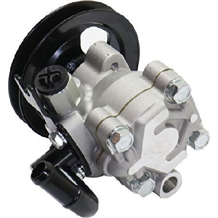 最終決算 Garage-Pro Power Steering Pump Compatible with 2010-2011 Hyundai Accent with Pulley 14mm Sensor Port