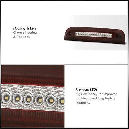 百貨店の販売 AJP Distributors Red LED Third 3RD Brake Stop Tail Light Rear Center High Mount Roof Cargo Lamp Assembly Compatible/Replacement For Silverado Sierra 1
