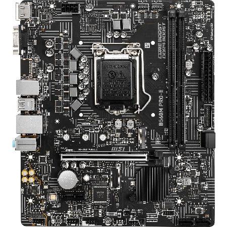 MSI B560M PRO-E 第10・11世代対応 マザーボード 付属品あり MSI B560M PRO-E ProSeries マザーボード (MATX、第11/第10世代 Intel
