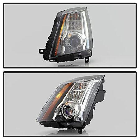 【早い者勝ち！】 ACANII - [HID/キセノンモデルのみ] 2008-2014 キャデラック CTS-V ブラック LED DRL プロジェクター ヘッドライト ヘッドランプ 左運転席側 【KUE1610736799】(56610円)