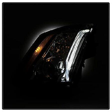 【早い者勝ち！】 ACANII - [HID/キセノンモデルのみ] 2008-2014 キャデラック CTS-V ブラック LED DRL プロジェクター ヘッドライト ヘッドランプ 左運転席側 【KUE1610736799】(56610円)