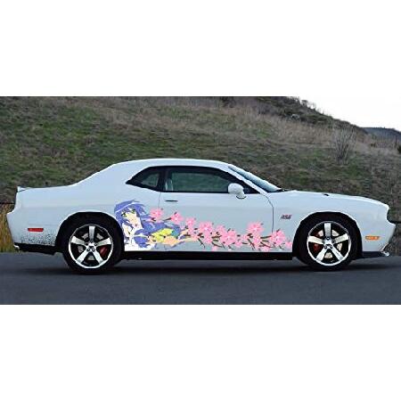 Vsgraphics Anime Super Car Wrap, Manga Decal, Large Vehicle Graphics, Anime Girls Stickers, Anime Decals for Cars, One Piece Car Decal (26x90), Multi｜emiemi｜04