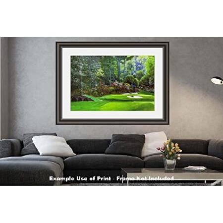 国内外の人気が集結 Augusta National Golf Club Masters Tournament Hole 12 Golden Bell golf course oil painting art print 2570 on 40x60 polyester canvas