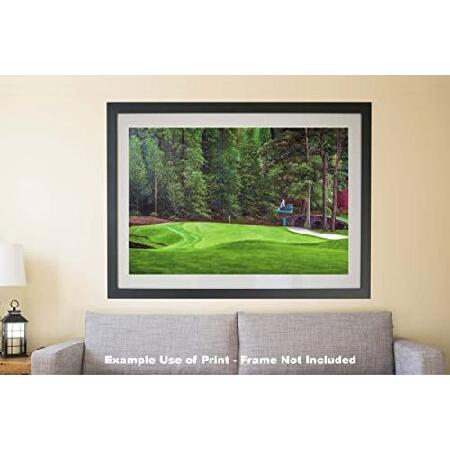 在庫限りの特価 Augusta National Golf Club Masters Tournament Hole 11 White Dogwood golf course oil painting art print 2560 on 28x40 polyester canvas