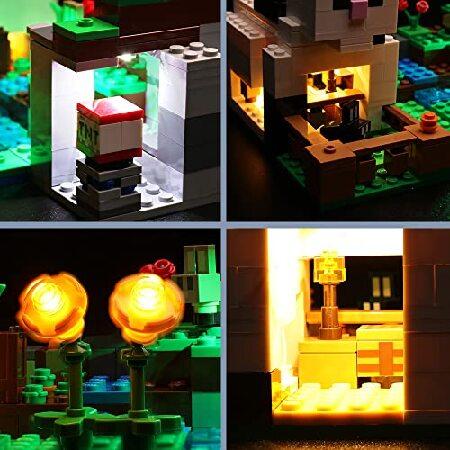 BrickBling Lighting Kit for Lego Minecraft The Rabbit Ranch 21181, Rabbit Ranch LED Lighting Compatible with Lego 21181 (Only Lights, No Lego Set)｜emiemi｜05