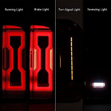 直営店情報 Left Right Tail Light Assembly Stop Brake Turn Signal Reverse Lamp Compatible with Toyota Tundra 2014-2021