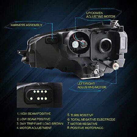 VLAND Start-up Blue Led Headlights fit for VW Golf7 MK7 2014-2019