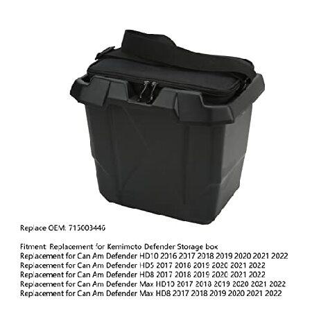 8L　Car　Underseat　Storage　Bin,　Underseat　Box　with　Defender　HD10　Waterproof　Bag　Replacement　for　Storage　Portable　Kemimoto　HD5　HD8