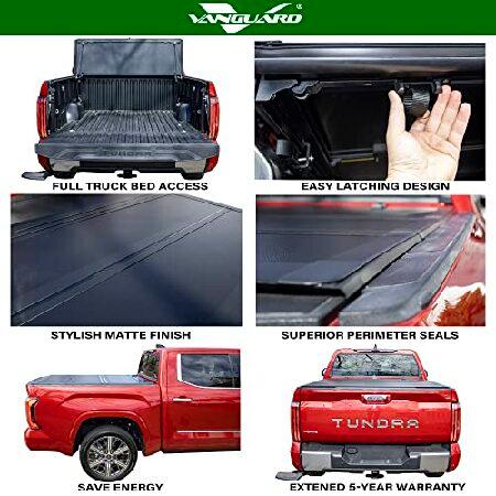 Vanguard Off-Road Low Profile Hard Folding Truck Bed Tonneau Cover