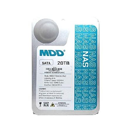 MDD (MD20TS25672NAS) 20TB 7200 RPM 256MB キャッシュ SATA 6.0Gb/s 3.5インチ 内蔵ハードドライブ(NAS、ネットワークストレージ用)｜emiemi｜02