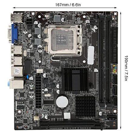 デスクトップコンピューター M ATX マザーボード DDR3 LGA 771 775 CPU インテル メインボード用 デュアルチャンネル DDR3 RAM 4ピン 24ピン 電源コネクタ ATX｜emiemi｜06