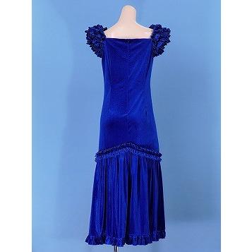 フラダンス ムームー ドレス ベルベット ブルーLLLサイズ 1078blLLL |  | 04