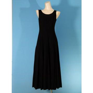 フラダンス 無地 ワンピースドレス ブラック 1134a |  | 03