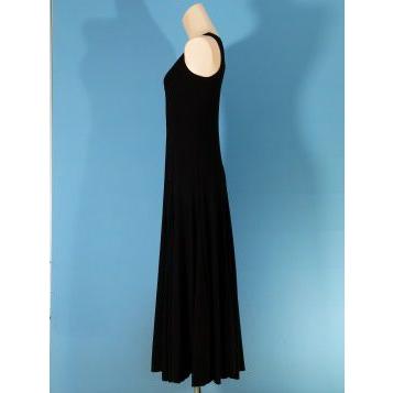 フラダンス 無地 ワンピースドレス ブラック 1134a |  | 04