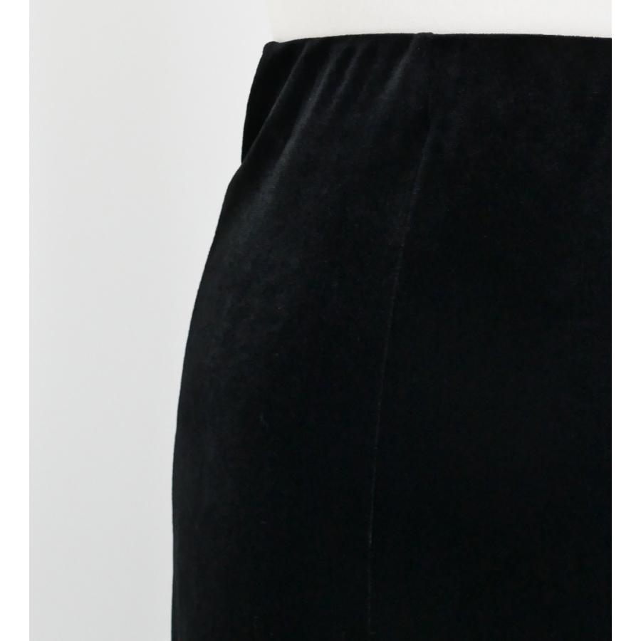 フラダンス ベルベット マーメイド スカート ブラック M(F