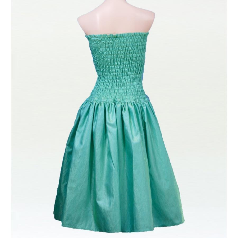 フラドレス シャンタン シャーリング ミディ丈 グリーン LLサイズ 1372gLL |  | 02