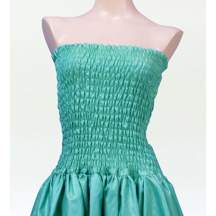 フラドレス シャンタン シャーリング ミディ丈 グリーン LLサイズ 1372gLL |  | 03