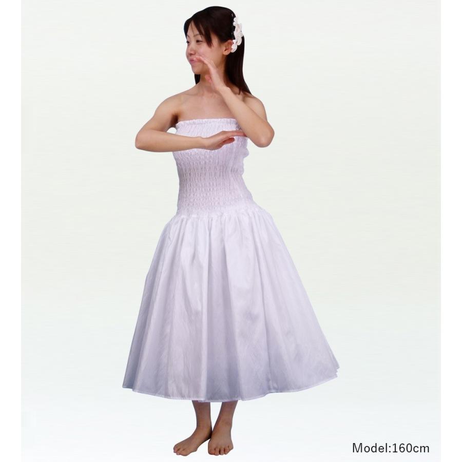 フラドレス シャンタン シャーリング ミディ丈 ホワイト LLサイズ 1372wLL |  | 01