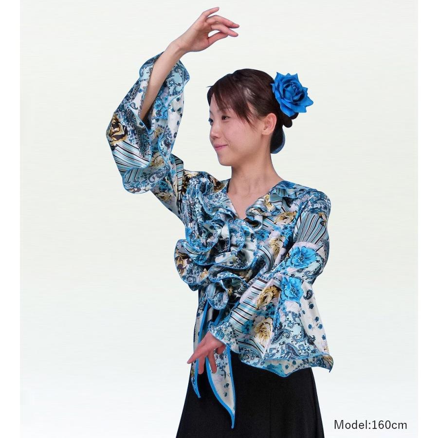 フラメンコ ローズフリル ボレロ ブルー フリーサイズ 1373bl |  | 01