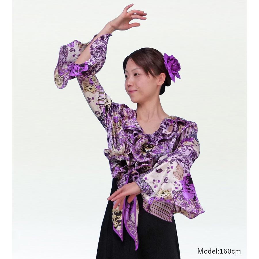 フラメンコ ローズフリル ボレロ パープル フリーサイズ 1373p |  | 01