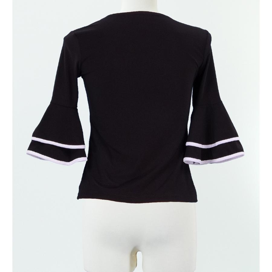 フラメンコ ブラウス ブラック ホワイトライン LLサイズ 141LL |  | 02