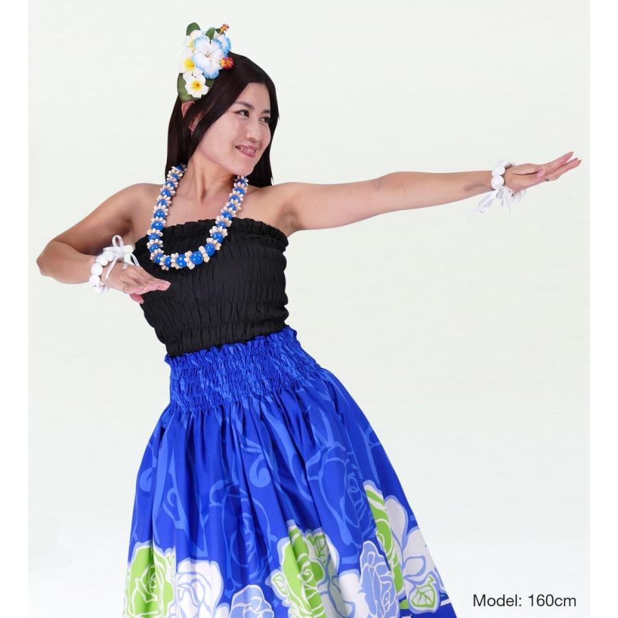 フラダンス マニータシェルリング&ククイ レイ ロング ブルー 1494bl |  | 01