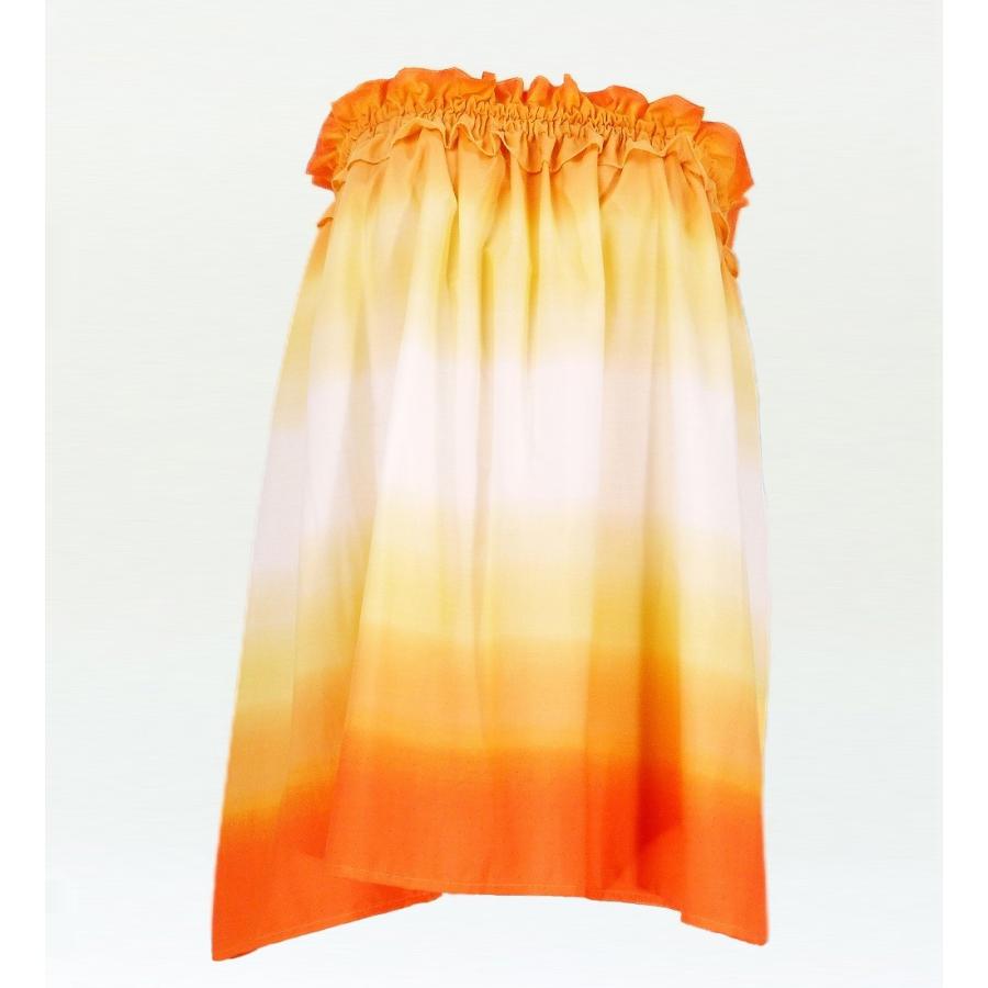 フラダンス パウスカート&チューブトップ セット オレンジ 1659 |  | 03