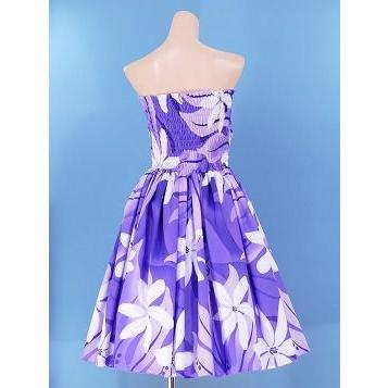 フラダンス ムームー フロントドレープミディ丈ドレス パープル Fサイズ 1661pF |  | 04