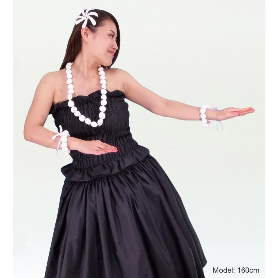 フラダンス シャーリングチューブトップ ブラウス ブラック 1663b |  | 01