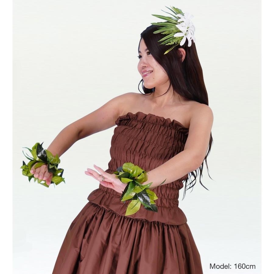 フラダンス シャーリングチューブトップ ブラウス ブラウン 1663br |  | 01