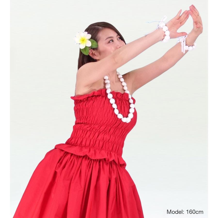 フラダンス シャーリングチューブトップ ブラウス レッド 1663r |  | 01