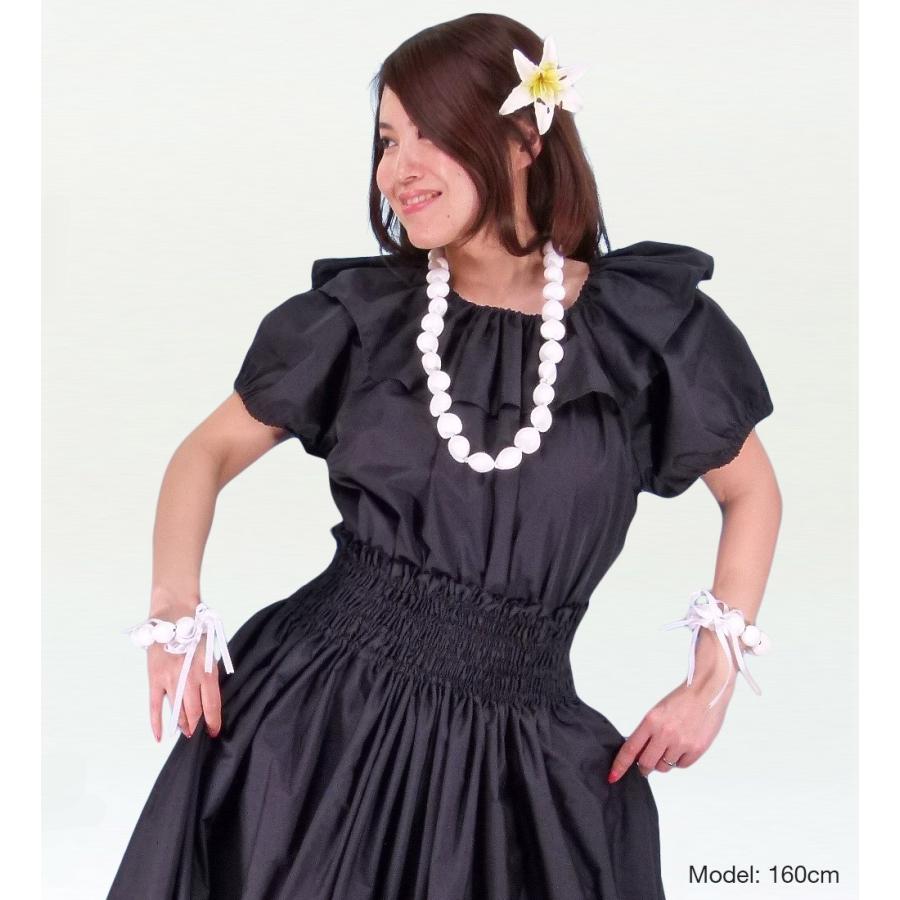 フラダンス フリル ブラウス ブラック 1664b |  | 01