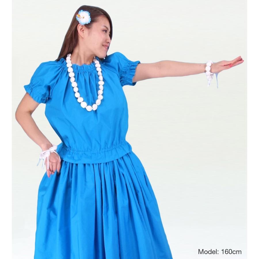 フラダンス ブラウス ライトブルー M(F)サイズ 1665blf |  | 01