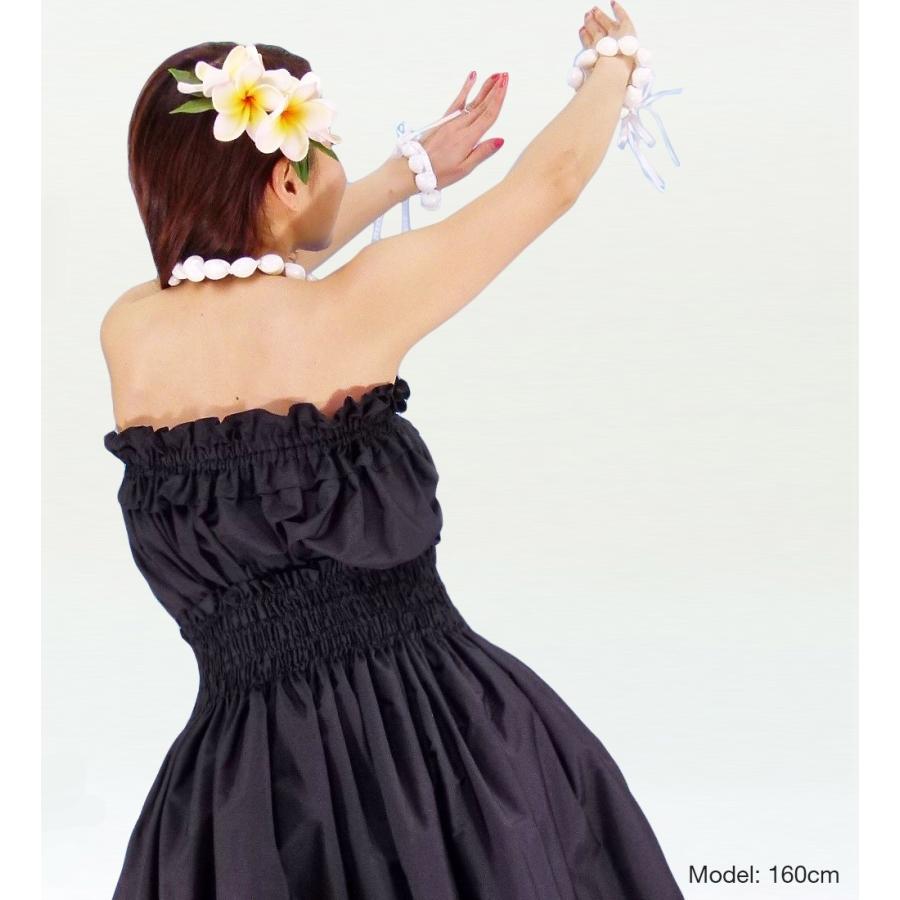 フラダンス パウスカート&チューブトップ セット ブラック 1668b |  | 02