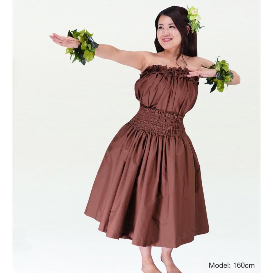 フラダンス パウスカート&チューブトップ セット ブラウン 1668br |  | 01