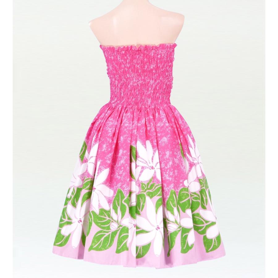 フラダンス ムームー フロントドレープミディ丈ドレス ピンク LLサイズ 1757piLL |  | 02