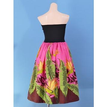 フラダンス チューブトップドレス ピンク Fサイズ 1817piF |  | 04