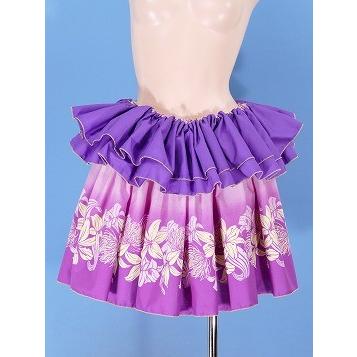 タヒチアン スカート 45cm丈 パープル 1857 : emika - 通販 - Yahoo