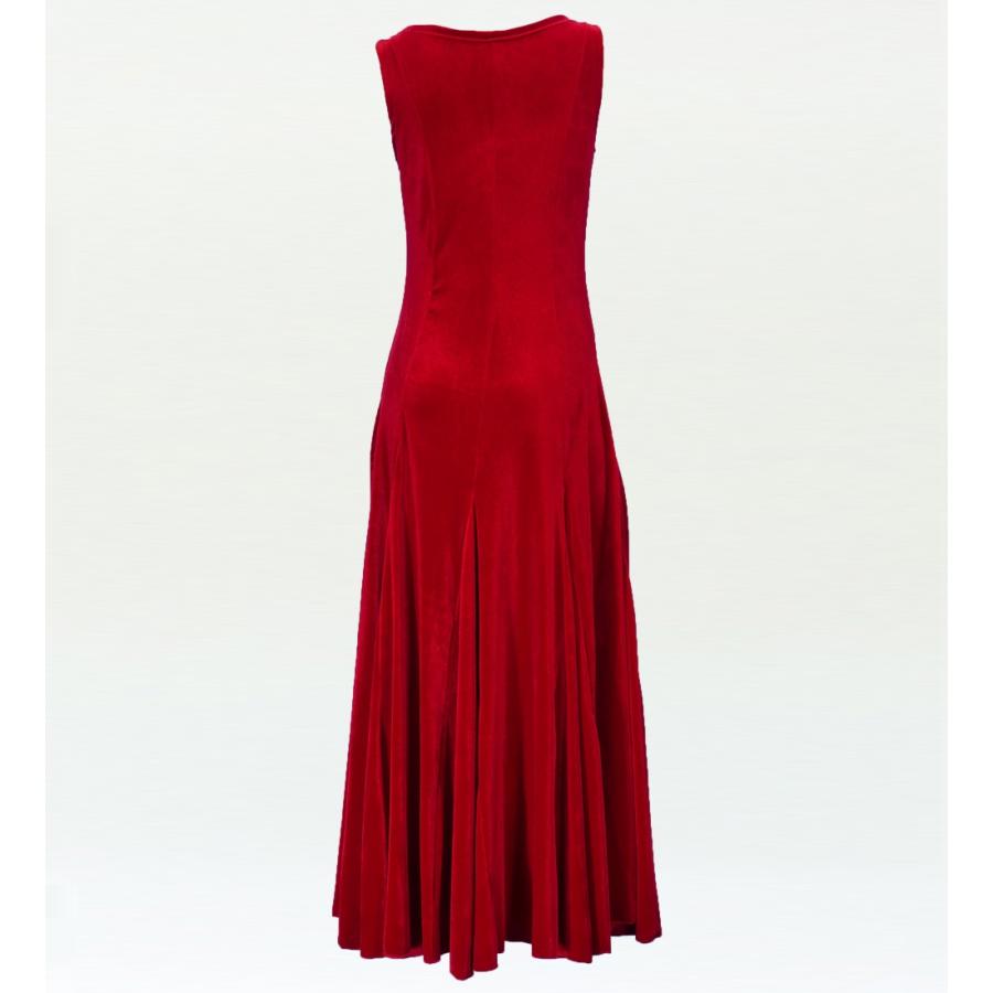 フラメンコ ベルベット ワンピース レッド フリーサイズ 1911b |  | 02