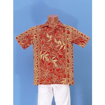 アロハシャツ メンズ ブラウン ヘリコニア Mサイズ 1969brM |  | 03