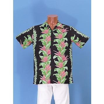 アロハシャツ メンズ ブラック ヘリコニア Sサイズ 1970bS |  | 03